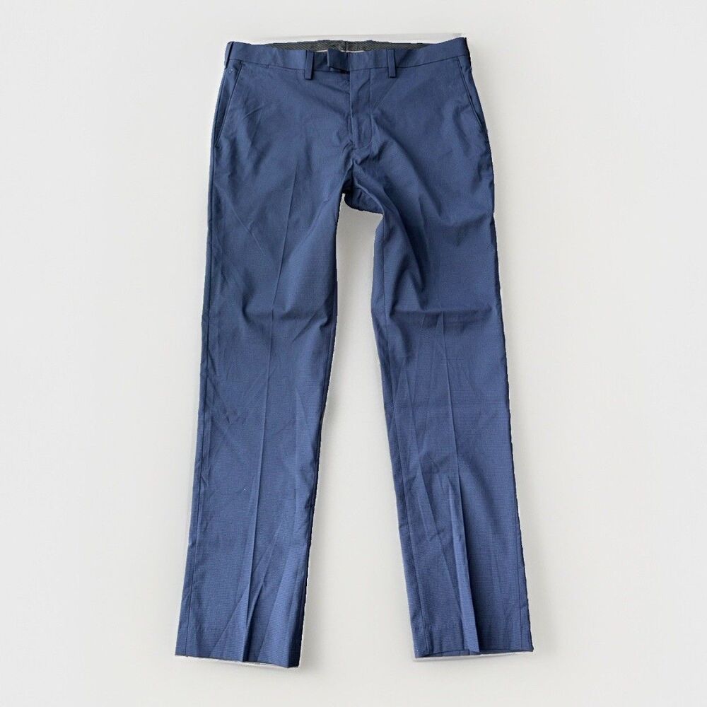 Louis Raphael Men’s Blue Trouser Suit Pants Size 36x32 Slim Fit